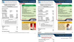 solar compared to coal powered billing