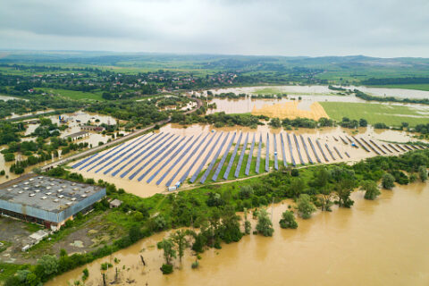 Solar Panel in Hurricane