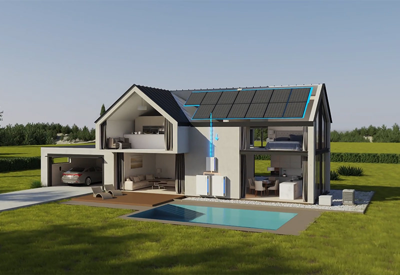 front view of a house
