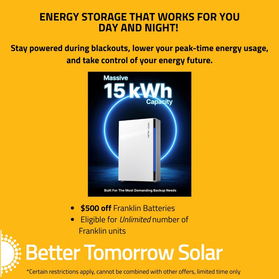 Promo for the solar battery 